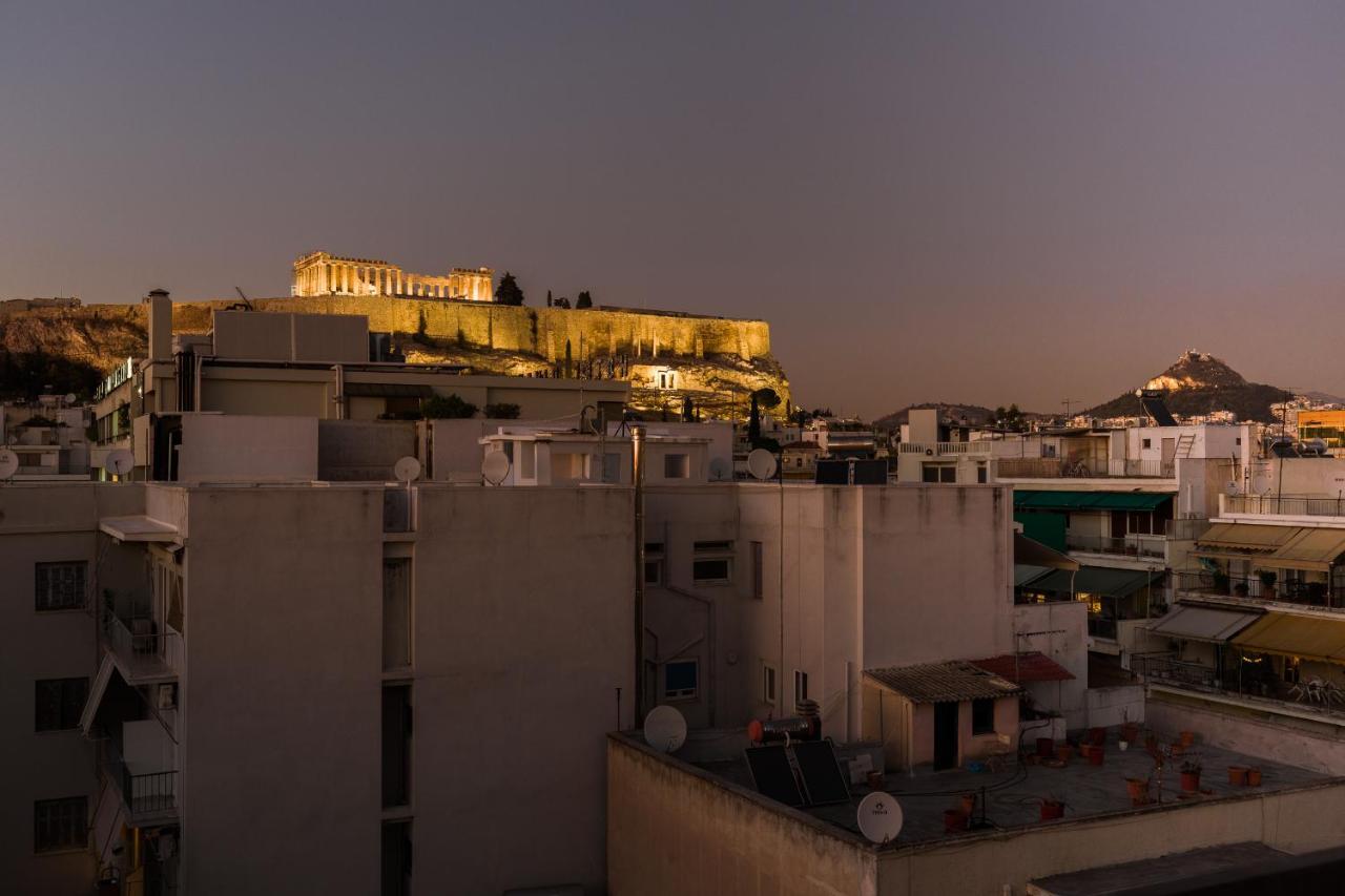 Minimal Apartment On The Shadow Of The Acropolis Atenas Exterior foto